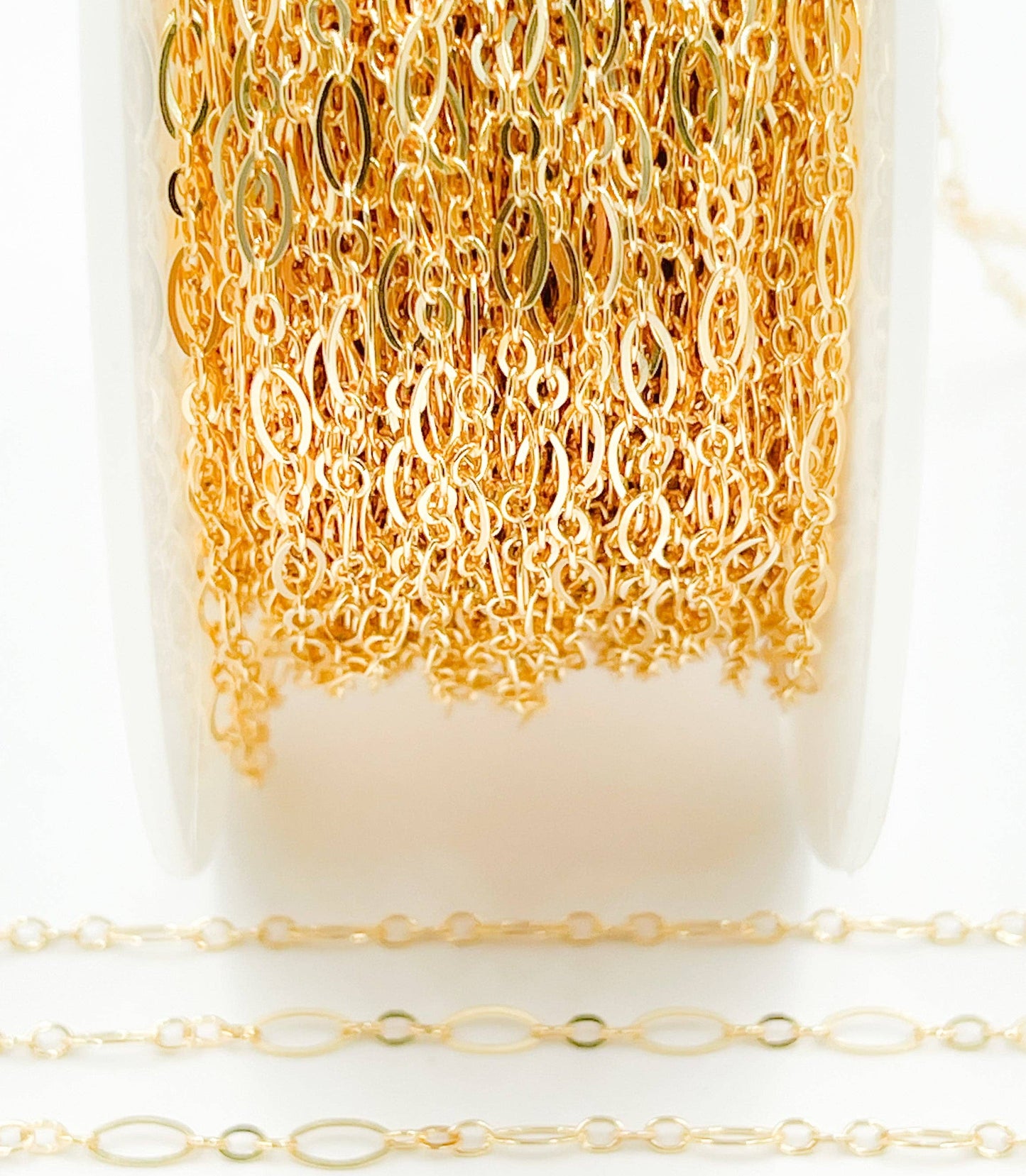 716F-801FGF. 14K Gold Filled Flat Long & Short Link