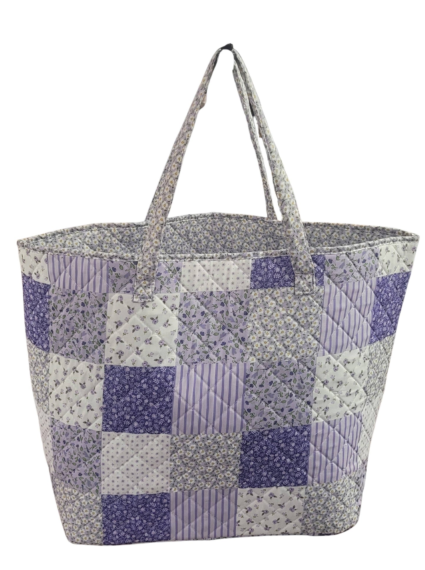 "Violet Dreams" Designer Quilted Tote Bag