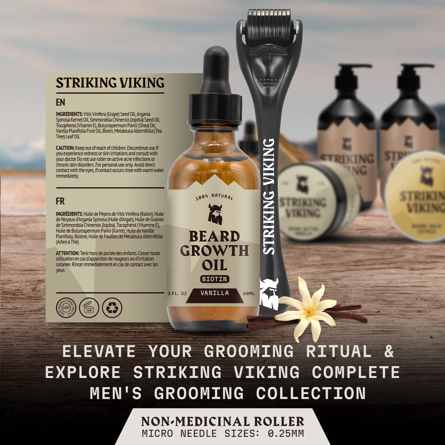 Beard Growth Kit (Vanilla)
