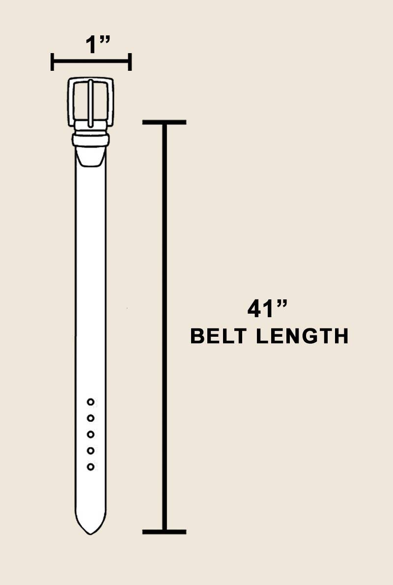 Double Stitch Leather Belt