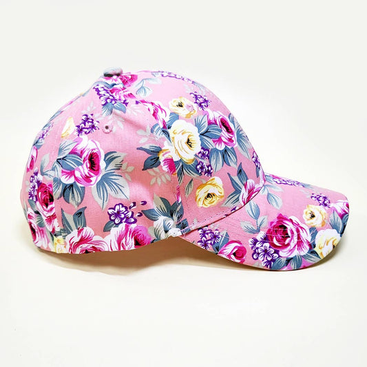 Flower Print Cap Hat
