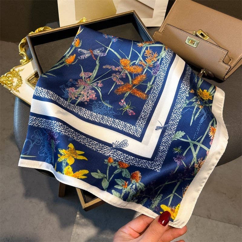 Fashion Print Square Scarf