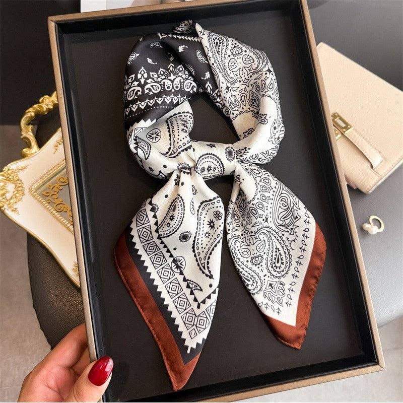 Fashion Print Square Scarf