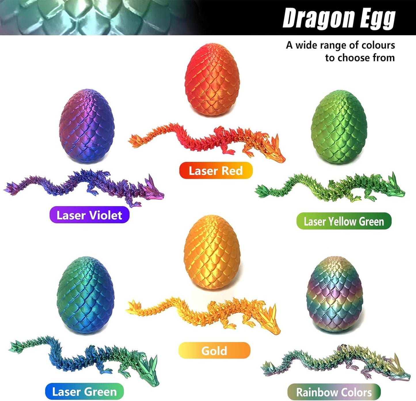 Mystery Dragon Egg Crystal Fidget Toy