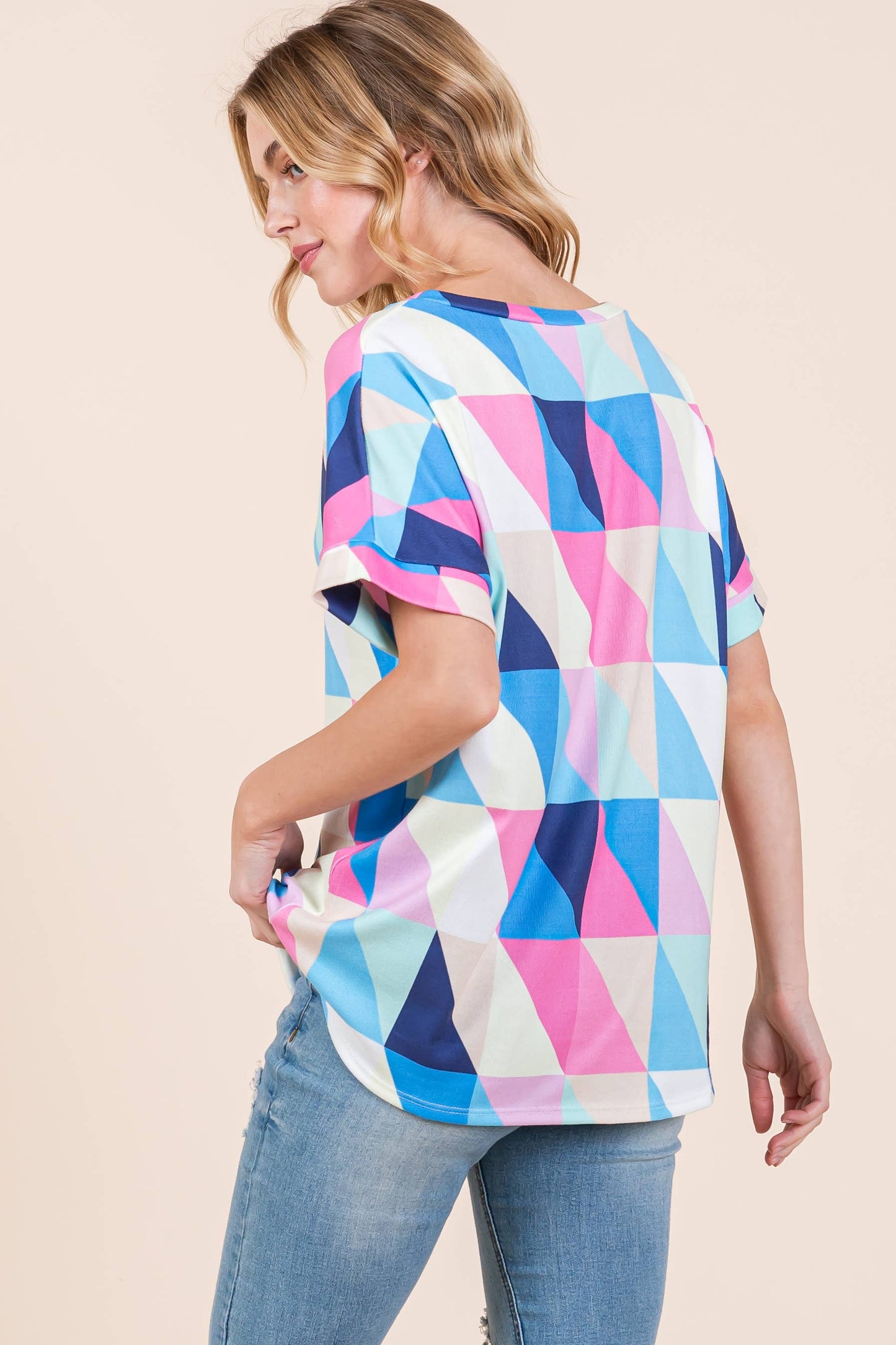Relaxed Knit T-Shirt