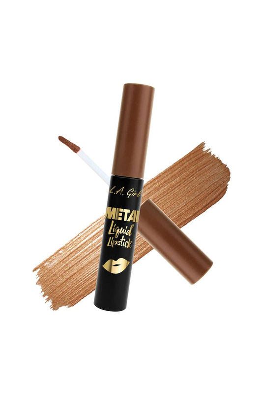 LA Girl GML852 Metal Liquid Lipstick Satin Gold - 3pcs