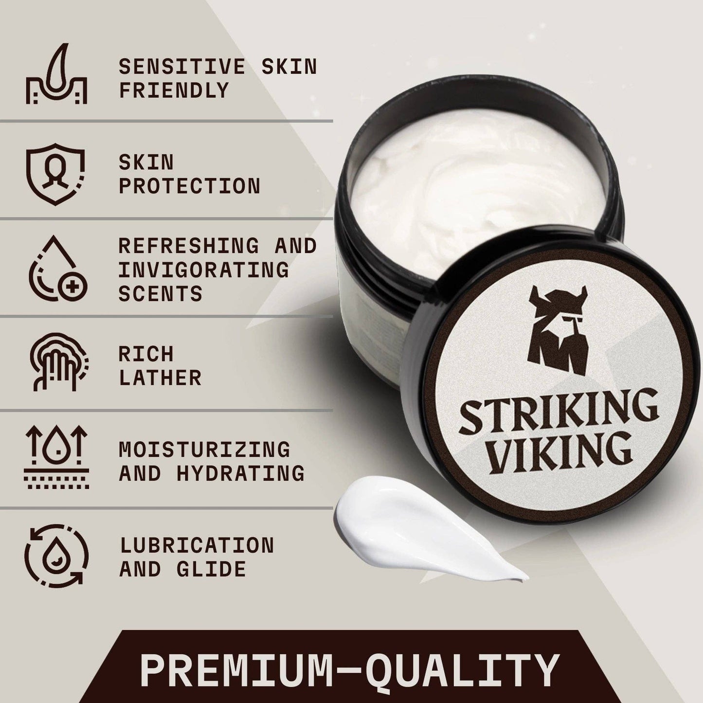 Shaving Cream for Men (Unscented)