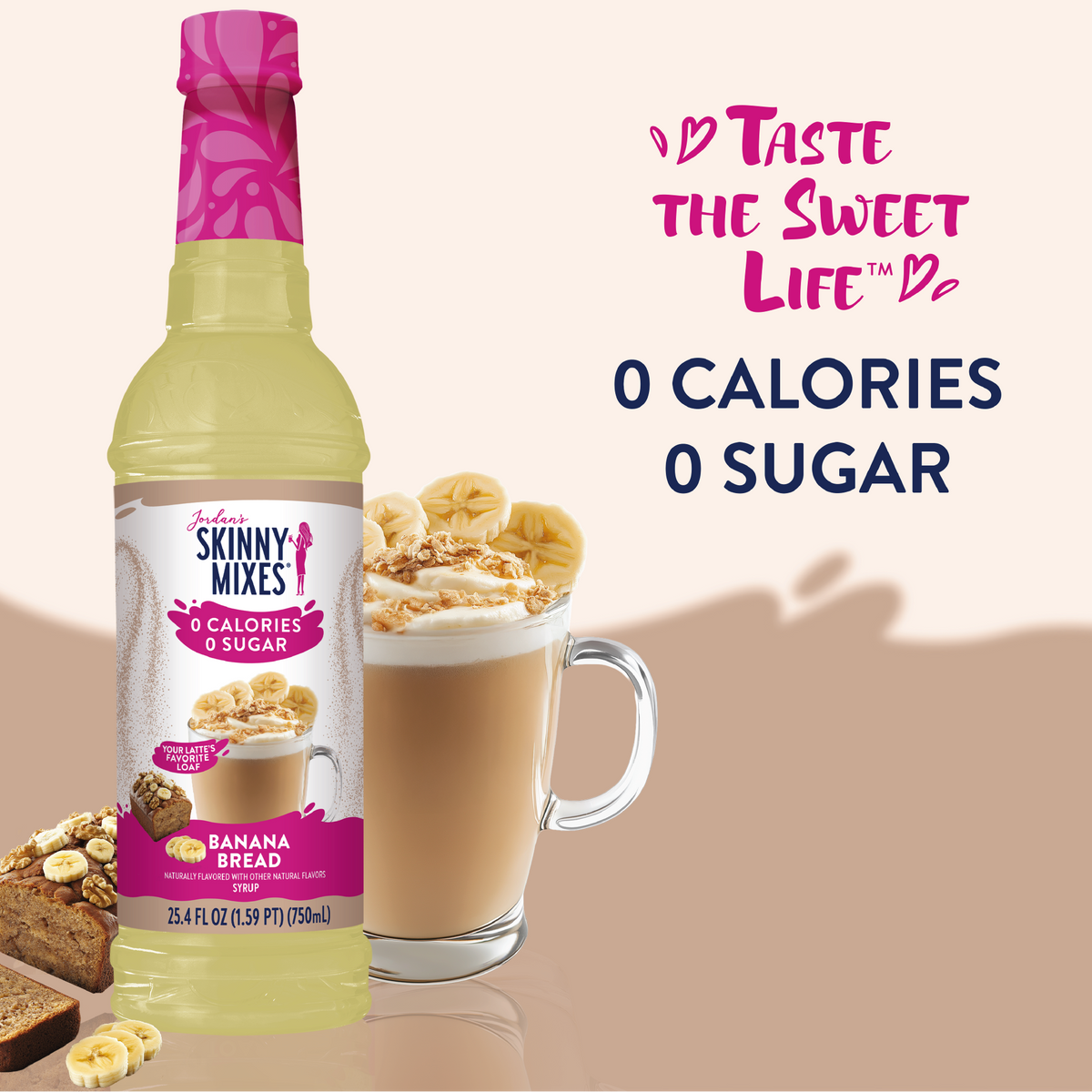 Sugar Free Banana Bread Syrup - 750ml