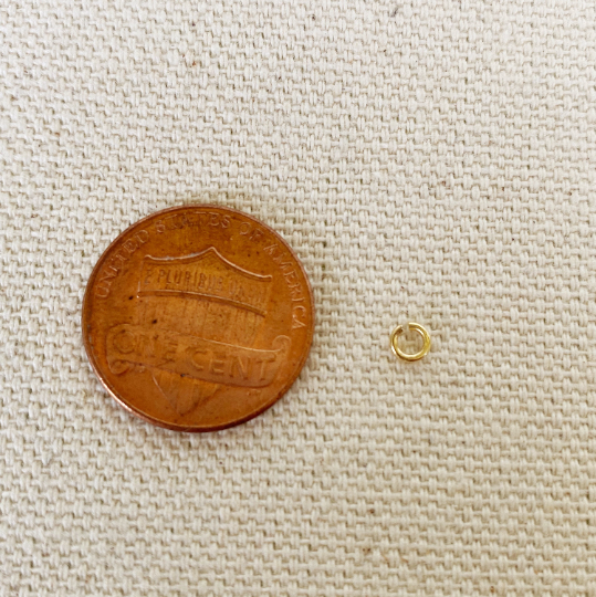 5 grams bag of 18k Gold Filled Jump Ring Size 3mm, 4mm, 5mm,