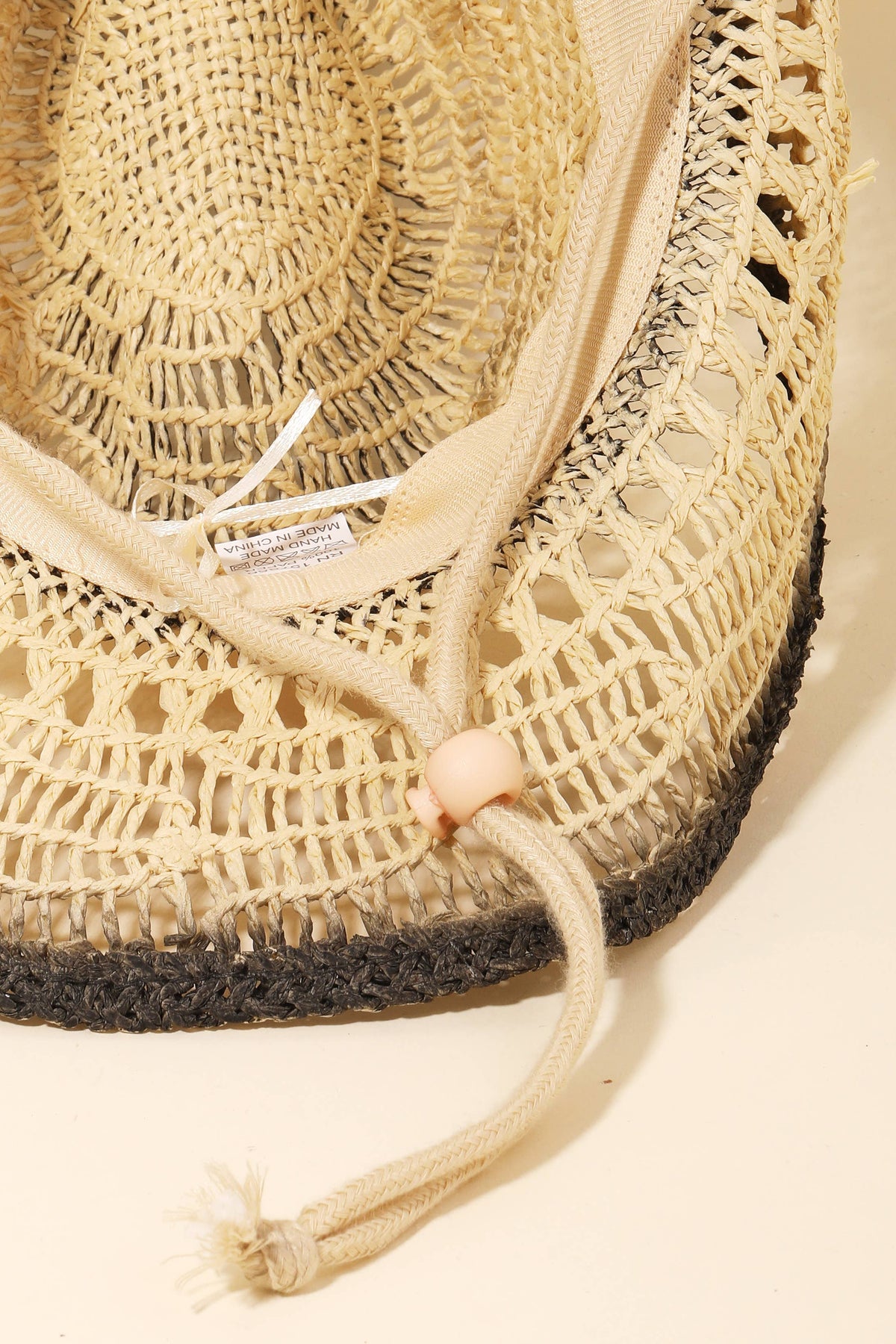 Straw Hat Drawstring Western Straw Weave Rope String Cowboy Hat – Missing Piece Boutique