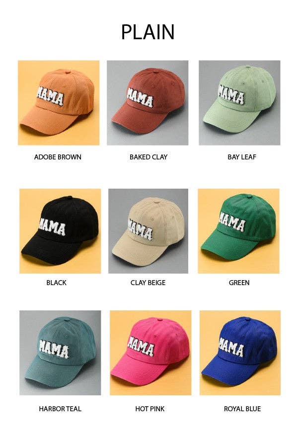 Washed Sherpa Mama Baseball Cap