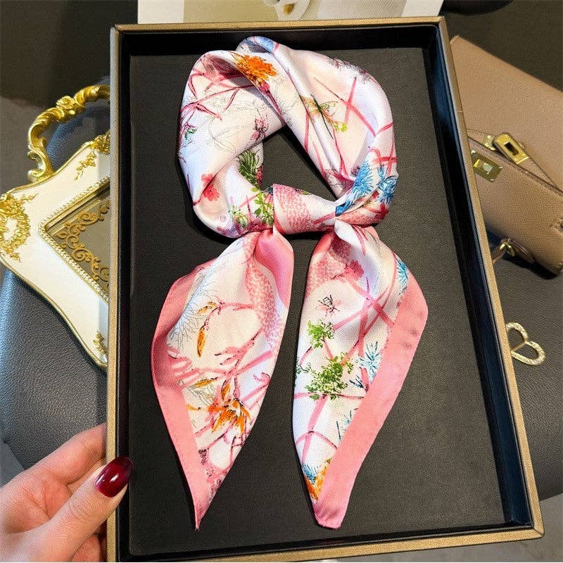 Fashion Print Square Scarf