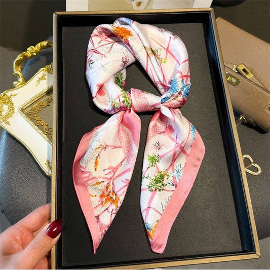 Fashion Print Square Scarf
