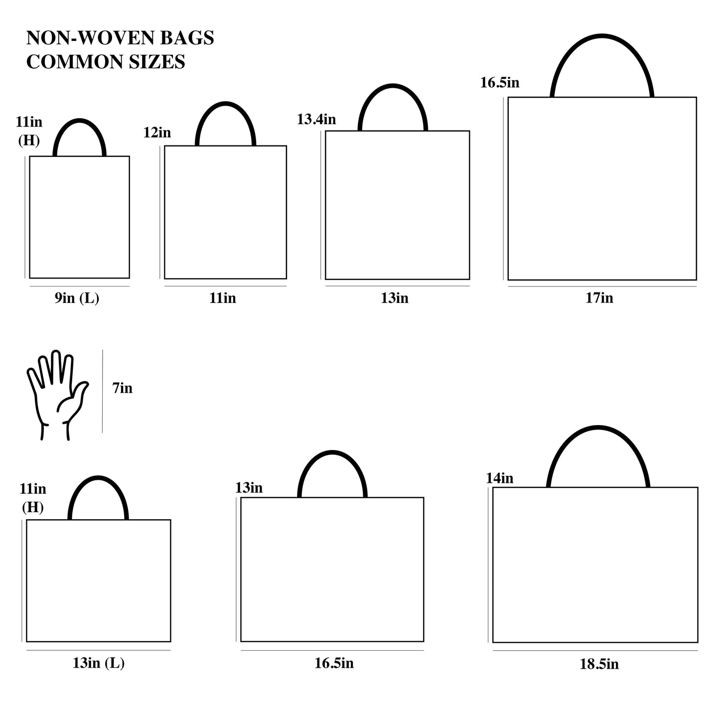 50pcs, 3 Sizes Iridescent Holographic Non-woven Gift Bag