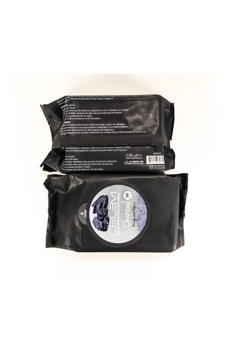 Celavi Charcoal Makeup Cleansing Towelette