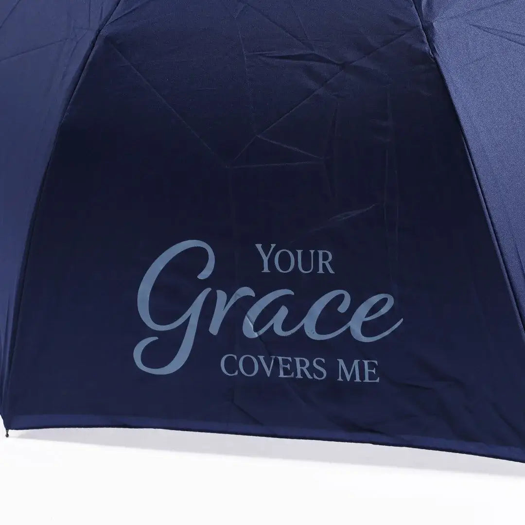 Umbrella - Reversible - Your Grace Covers Me - Navy