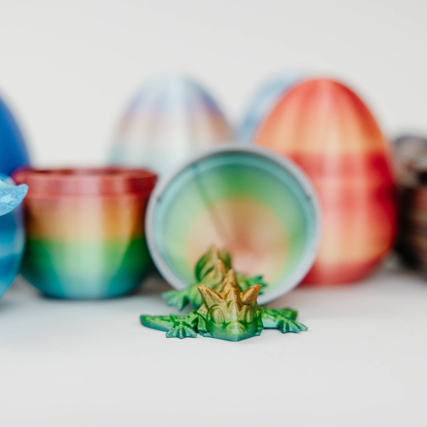 Small 3D Printed Mystery Dragon Egg Sets – Assorted 6-Pack