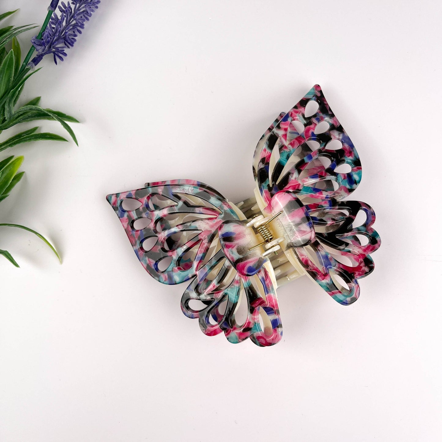 Double Layer Hollow Butterfly Hair Clip