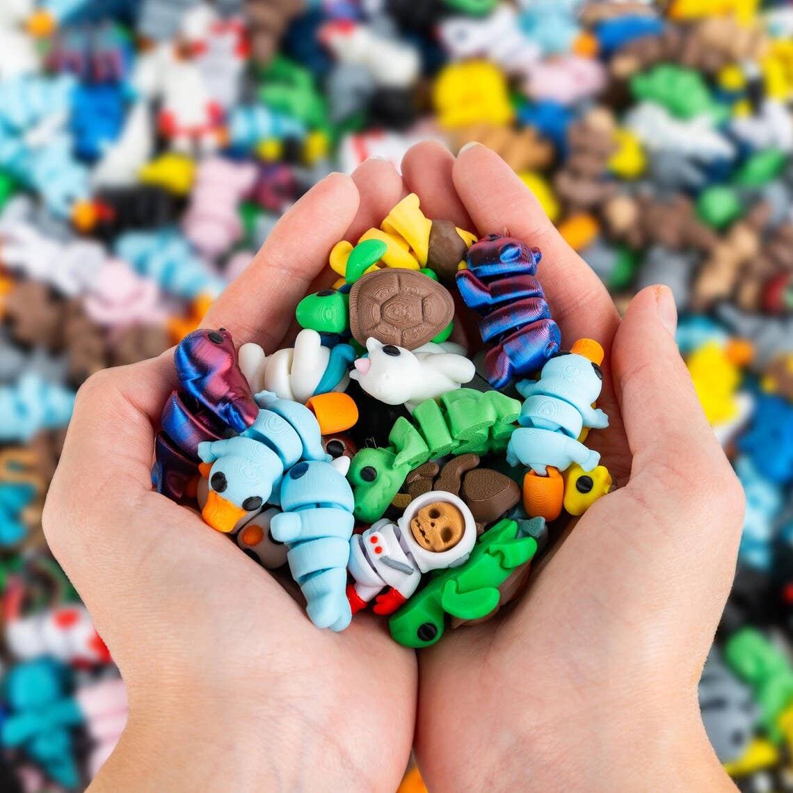 Articulated Mini Animal Toys – 3D Printed Fidget Pets