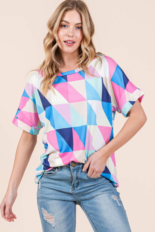Relaxed Knit T-Shirt