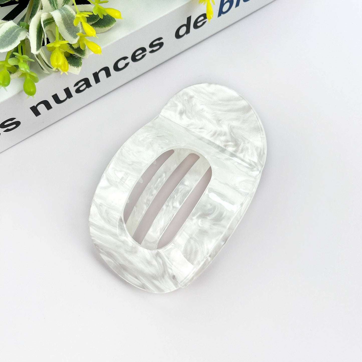 Flat Round Hair Clip, Spring and Autumn Claw Clip
