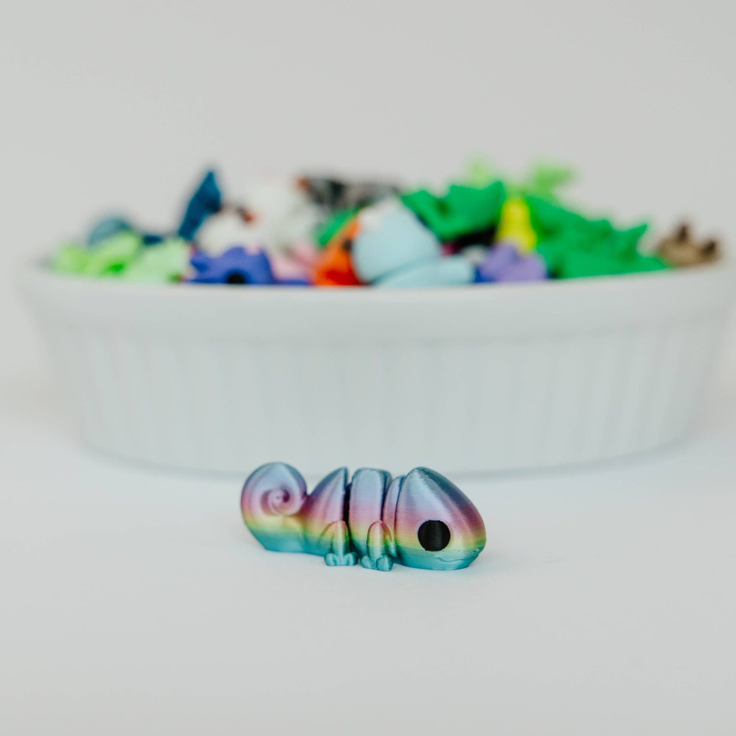 Tiny 3D Printed Pocket Animal Fidgets