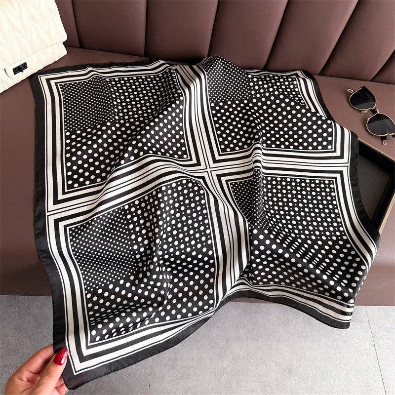 Fashion Print Square Scarf