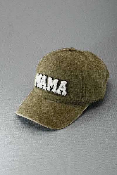 Washed Sherpa Mama Baseball Cap