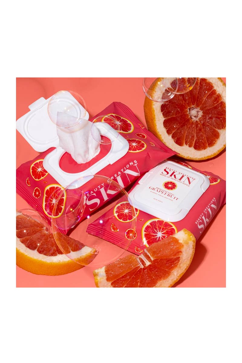 Beauty Creations SKW-08 Makeup Remover Wipes Grapefruit - 6