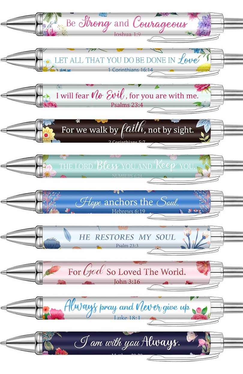 Scripture pens
