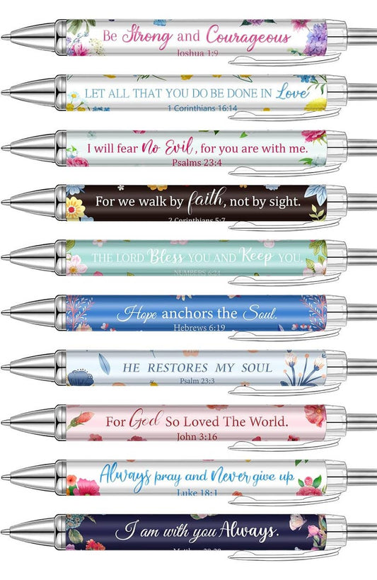 Scripture pens