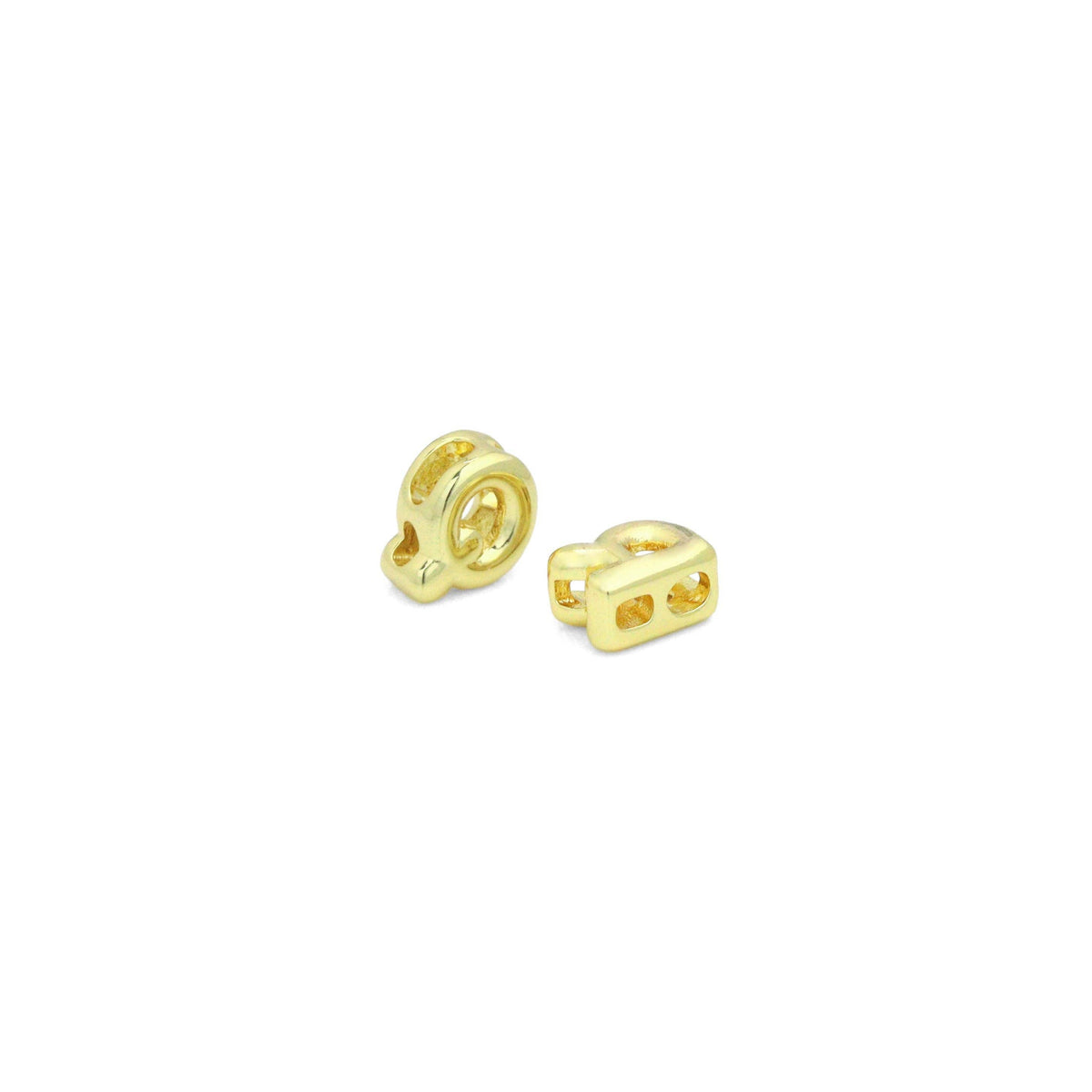 Gold Silver Cute Bubble Initial Charm, Alphabet Name Letter Charm