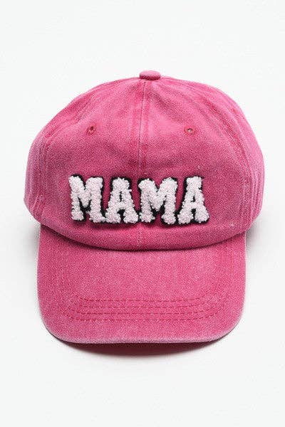 Washed Sherpa Mama Baseball Cap