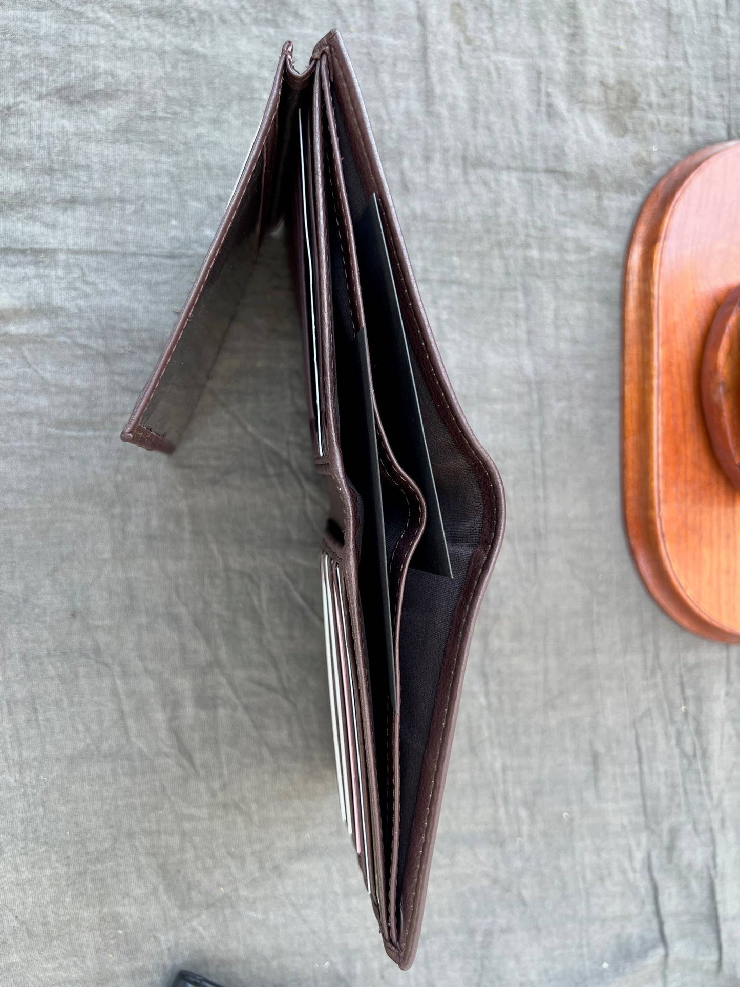 Cowhide/Buffalo Leather Bi-Fold RFID Wallet