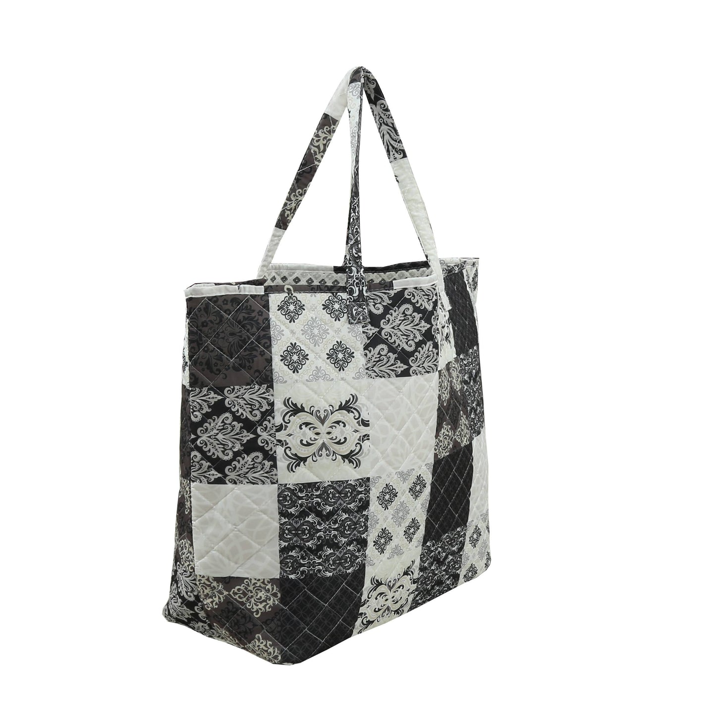 "Arabesque" Designer Quilted Tote Bag