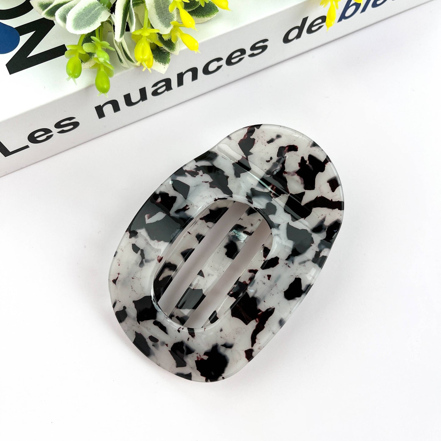 Flat Round Hair Clip, Spring and Autumn Claw Clip