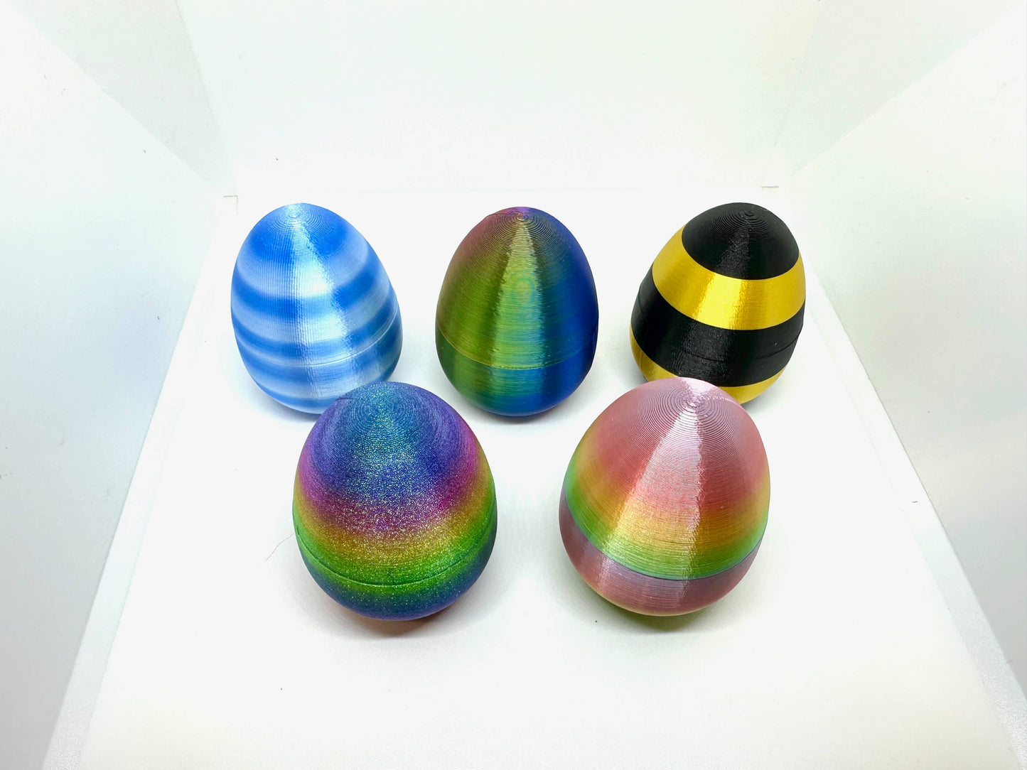 Small 3D Printed Mystery Dragon Egg Sets – Assorted 6-Pack