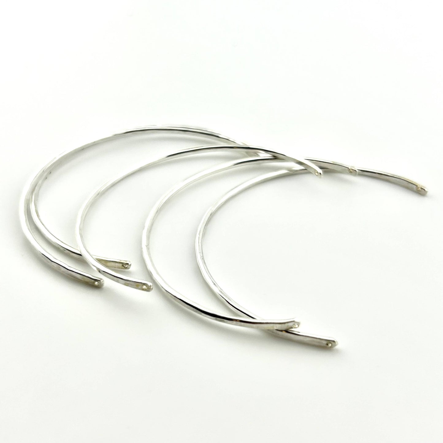 Twin Flame Permanent Jewelry Bangle Bracelet - Chaingle 