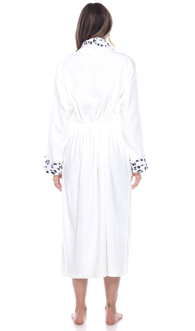 Women's and Plus Size  Leopard Print Cozy Lounge Robe