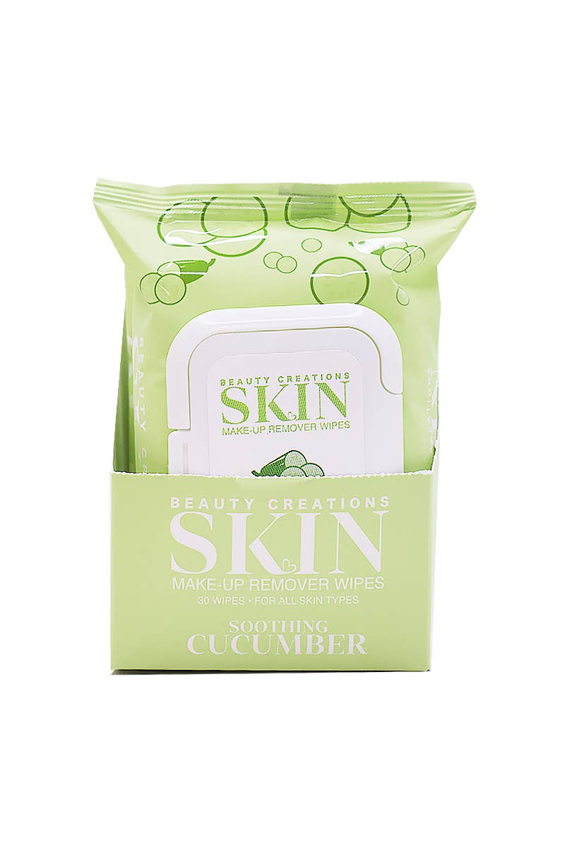 Beauty Creations SKW-02  Makeup Remover Wipes Cucumber - 6pc