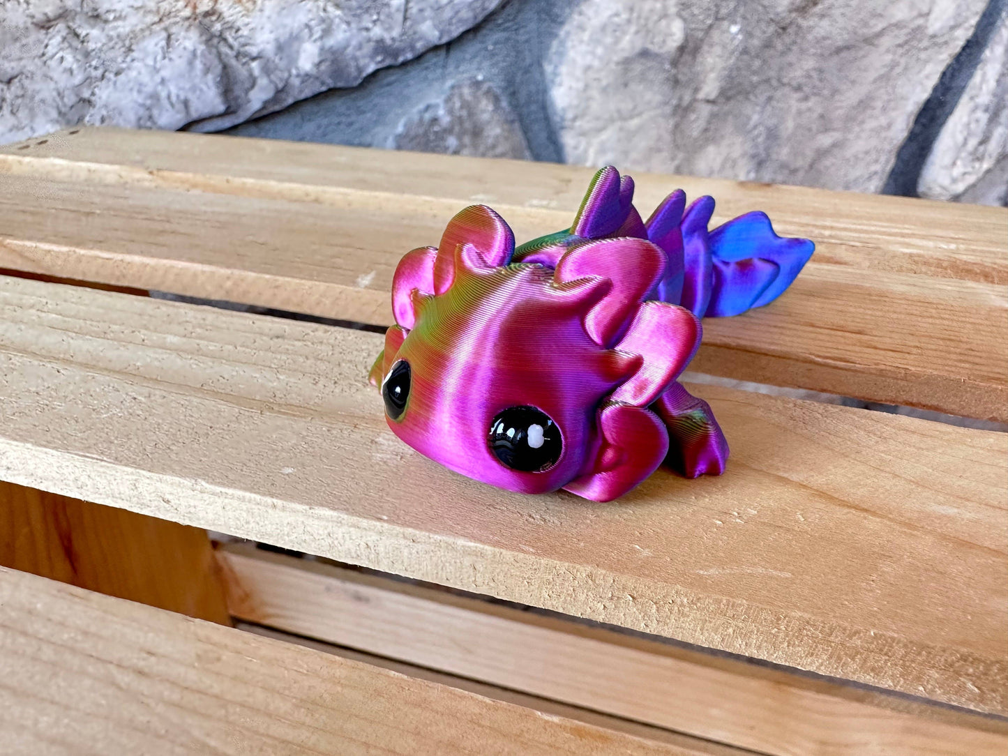 3D Printed Axolotl Tadpole: Large