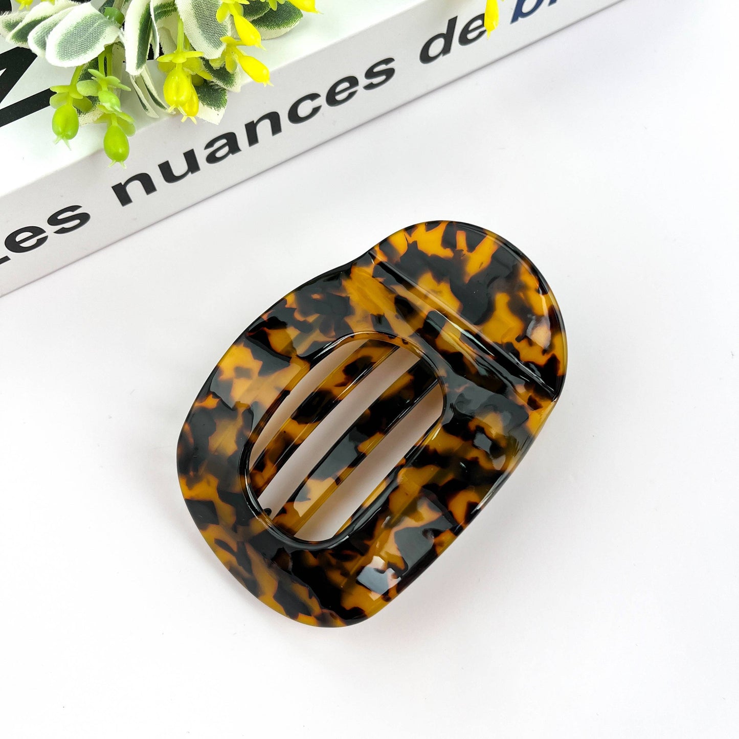 Flat Round Hair Clip, Spring and Autumn Claw Clip