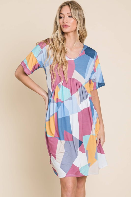 Shirred Waist Dress