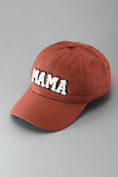 Washed Sherpa Mama Baseball Cap