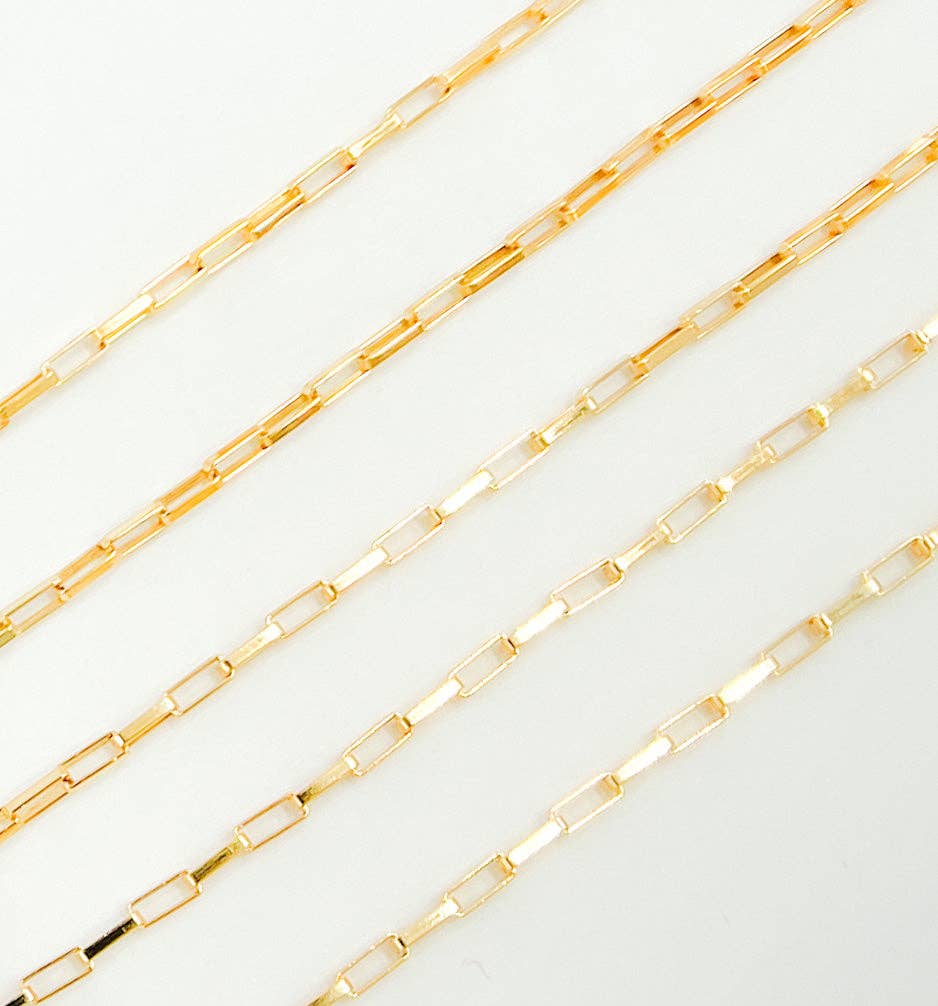 1295GF. 14K Gold Filled Box Link Chain