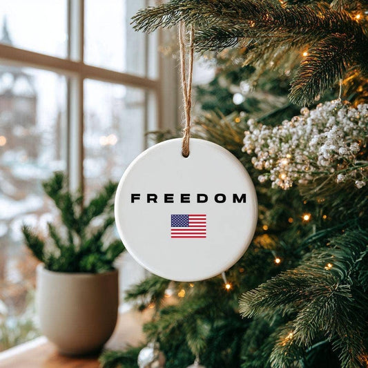 Freedom Christmas Ornament, Freedom Christmas Tree Decor