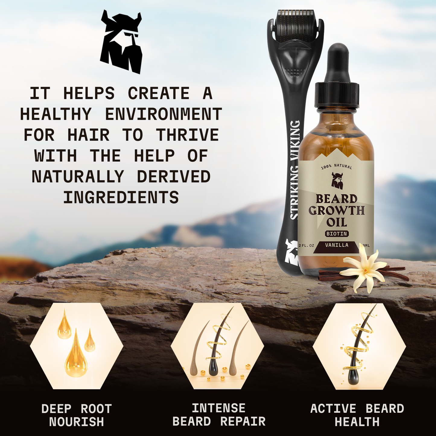 Beard Growth Kit (Vanilla)