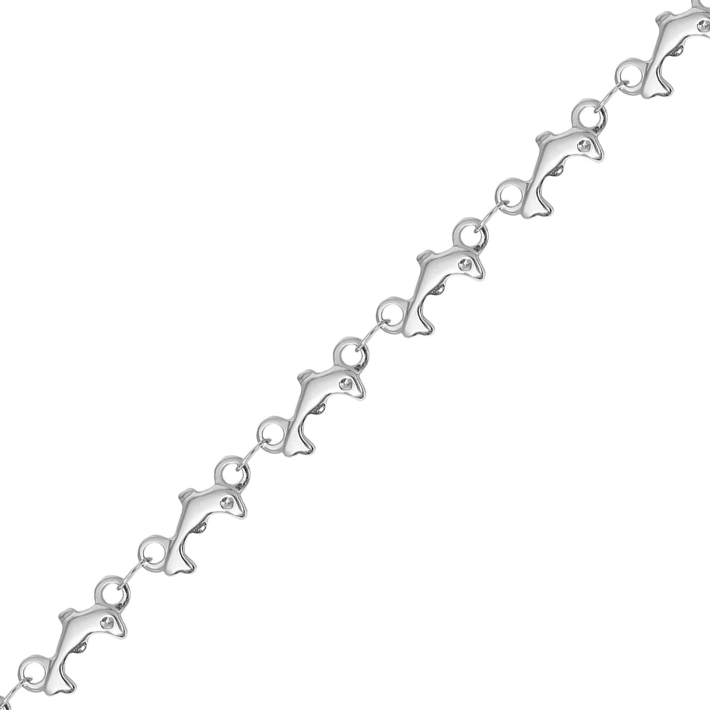 Stainless Steel Dolphin Chain - By The Foot