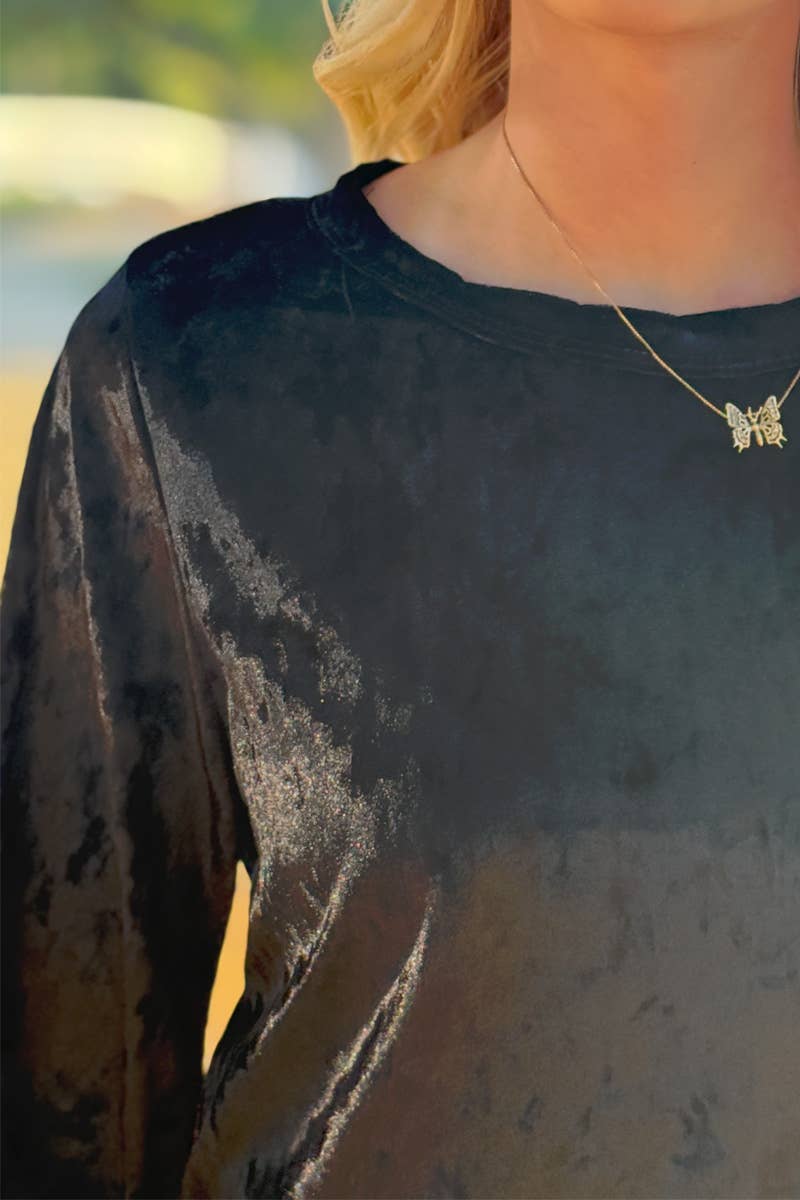 Crushed Velvet Top