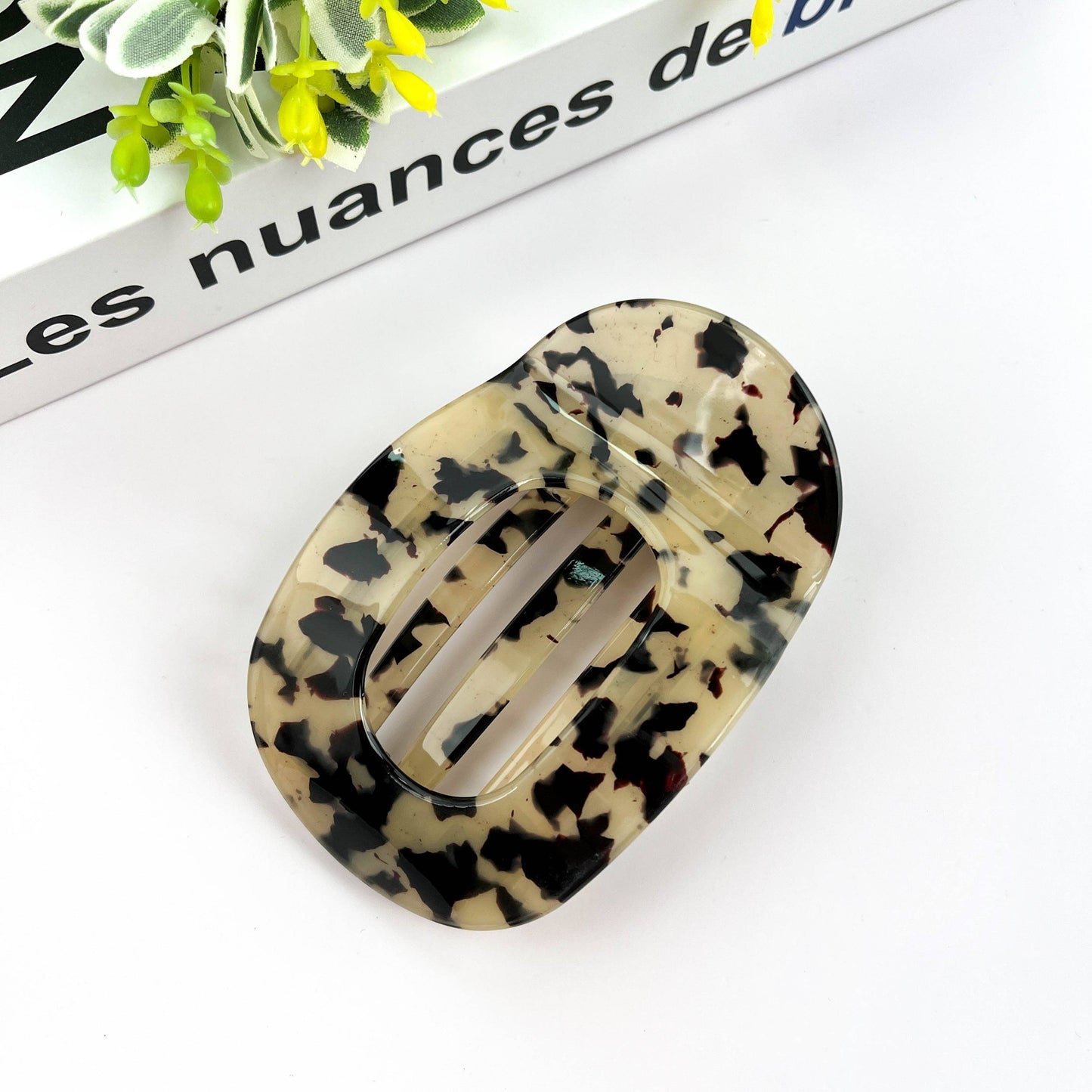 Flat Round Hair Clip, Spring and Autumn Claw Clip